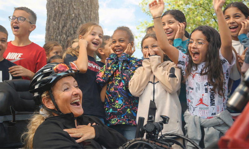 Taking disabled children to the summit