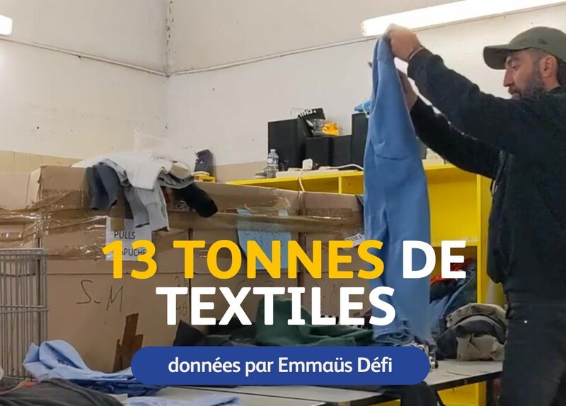 13 tonnes de dons redistribuées pour des actions solidaires ! 