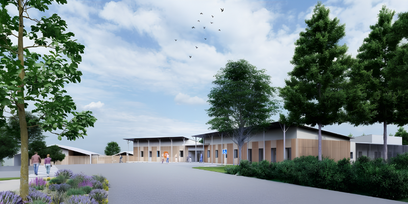 Début des travaux du nouveau refuge-fourrière innovant SPA à Aguessac, en Occitanie
