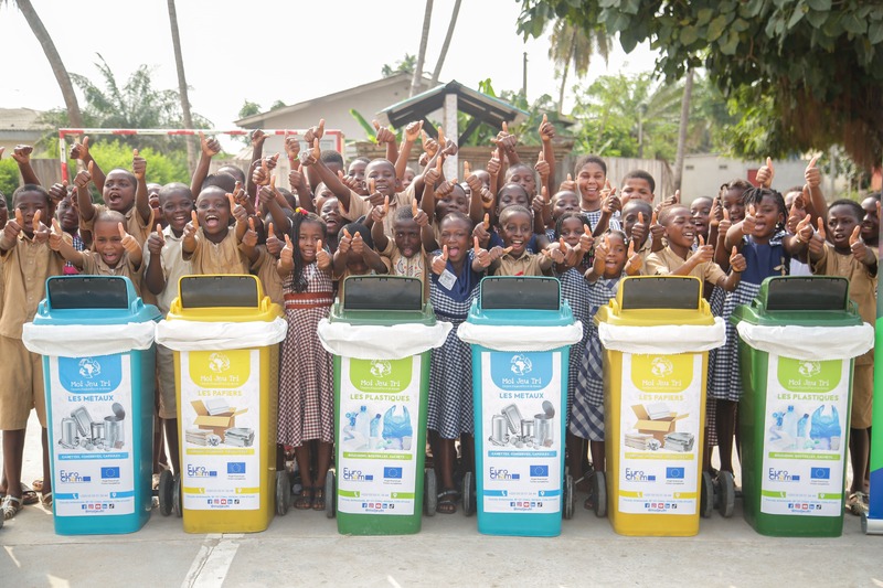 Sensibiliser les enfants au tri des déchets en Côte d'Ivoire
