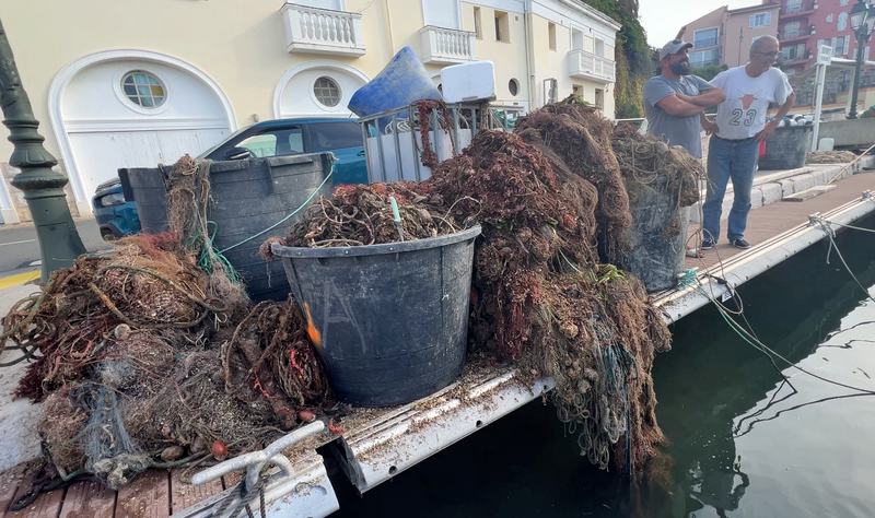 Mission Cap Ferrat : 17 filets fantômes retirés !