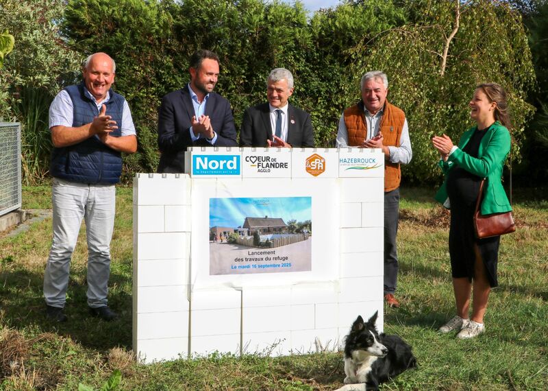 La SPA, la Ville d'Hazebrouck, Coeur de Flandre Agglo et le département du Nord lancent les travaux 