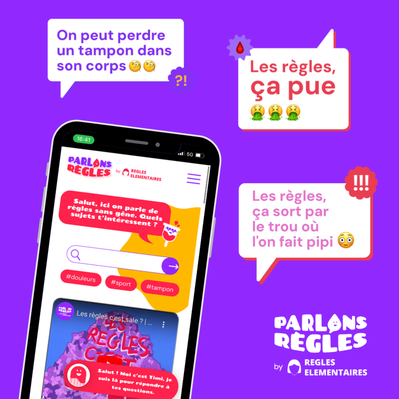 “Parlons Règles” : la plateforme qui révolutionne l'éducation menstruelle pour les jeunes !