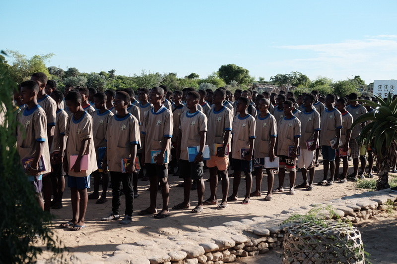 Ouverture d'un nouveau collège dans le village d’Ankilitelo, au sud de Madagascar