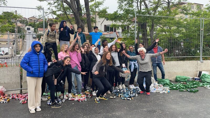 Adopt’1 Spot : Premiers ramassages aux Aygalades avec le Collège Marc Ferrandi