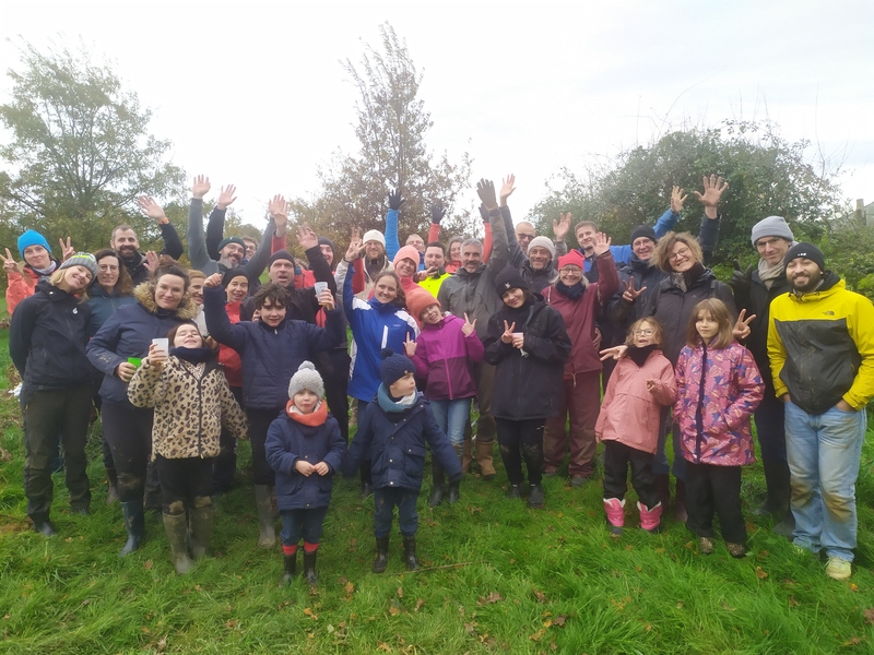 Nous avons planté dans le Maine-et-Loire en novembre !