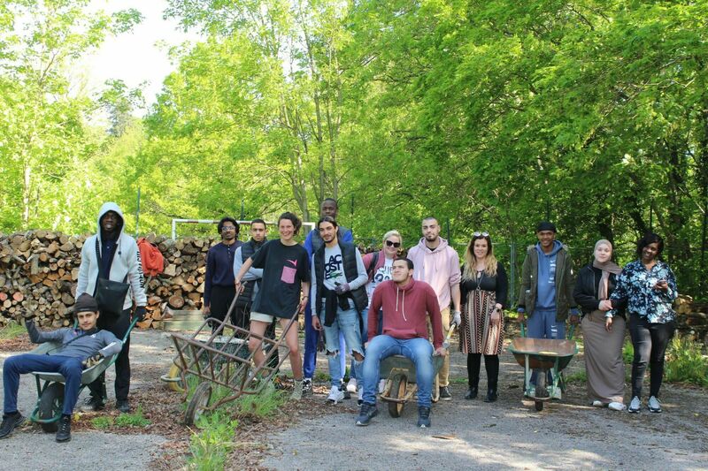 Le Campus de la Transition a accueilli 11 jeunes de la mission locale de Montereau !