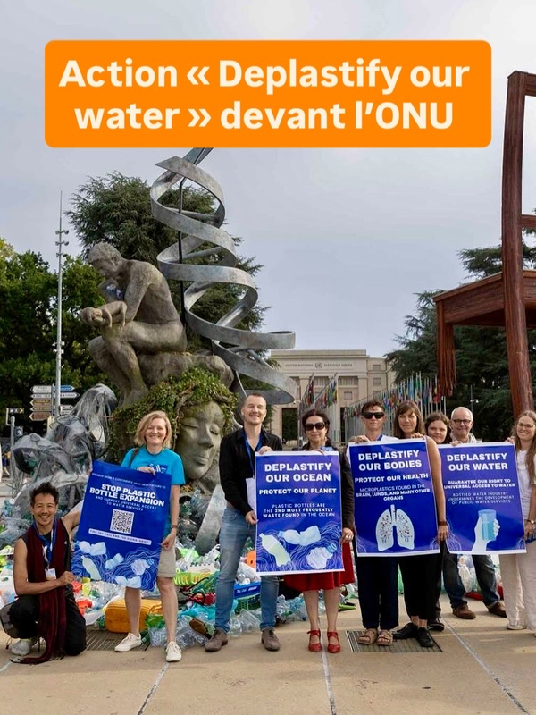130 ONGs ont rejoint notre appel à déplastifier l'eau