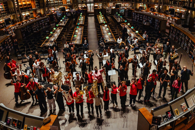 Les Orchestres Démos dans la prestigieuse salle ovale de la Bibliothèque Nationale de France