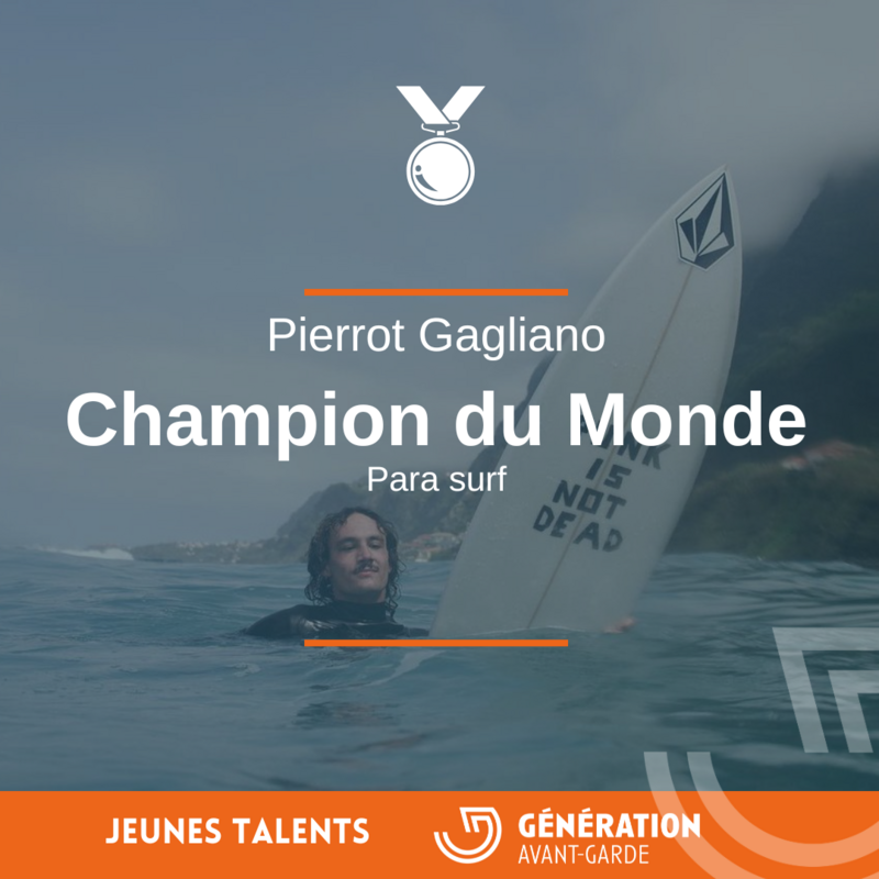 Pierrot Champion du Monde de Parasurf